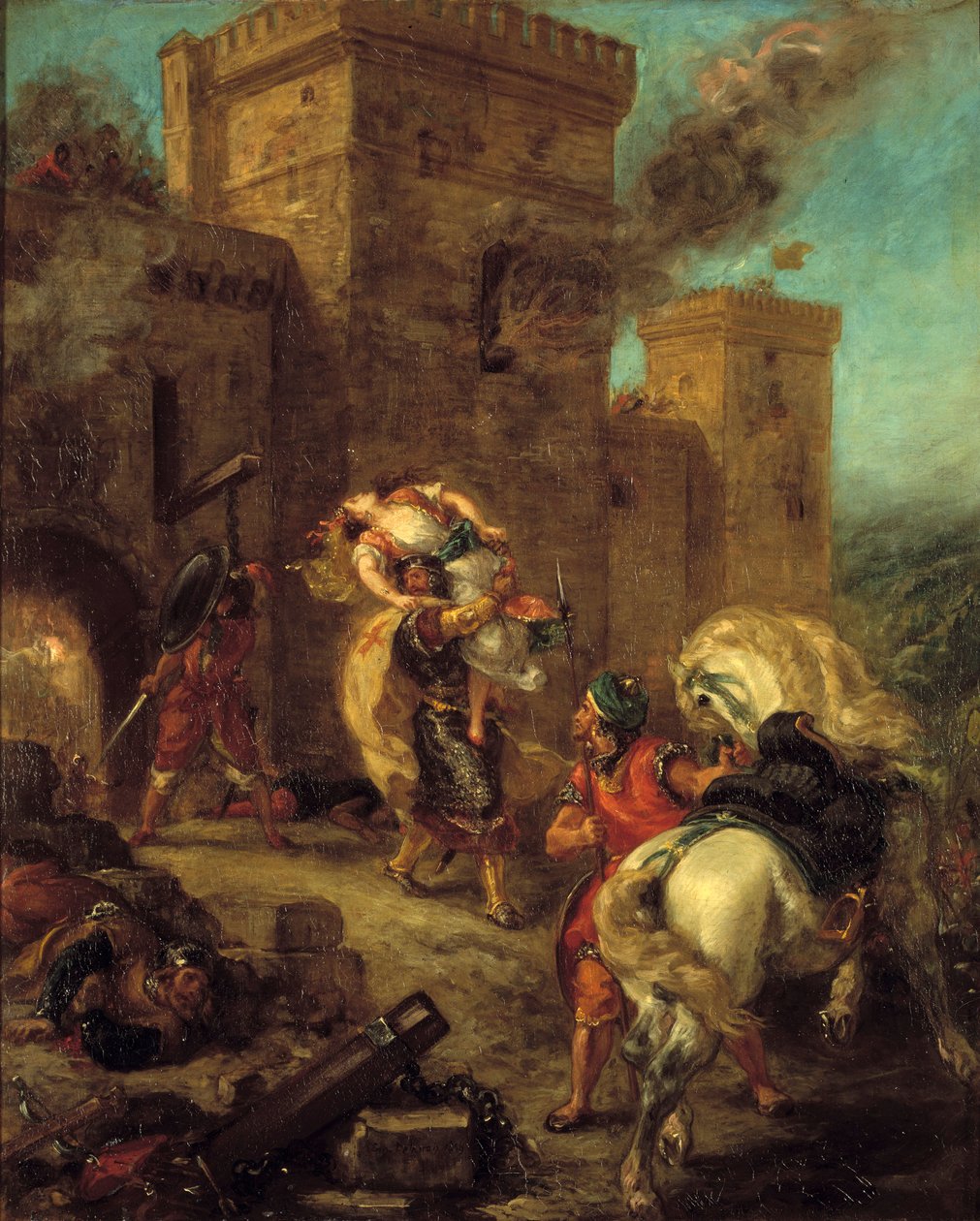 Rebecca took off by the Templar during the bag of the castle of Frondeboeuf. From Scott Walter