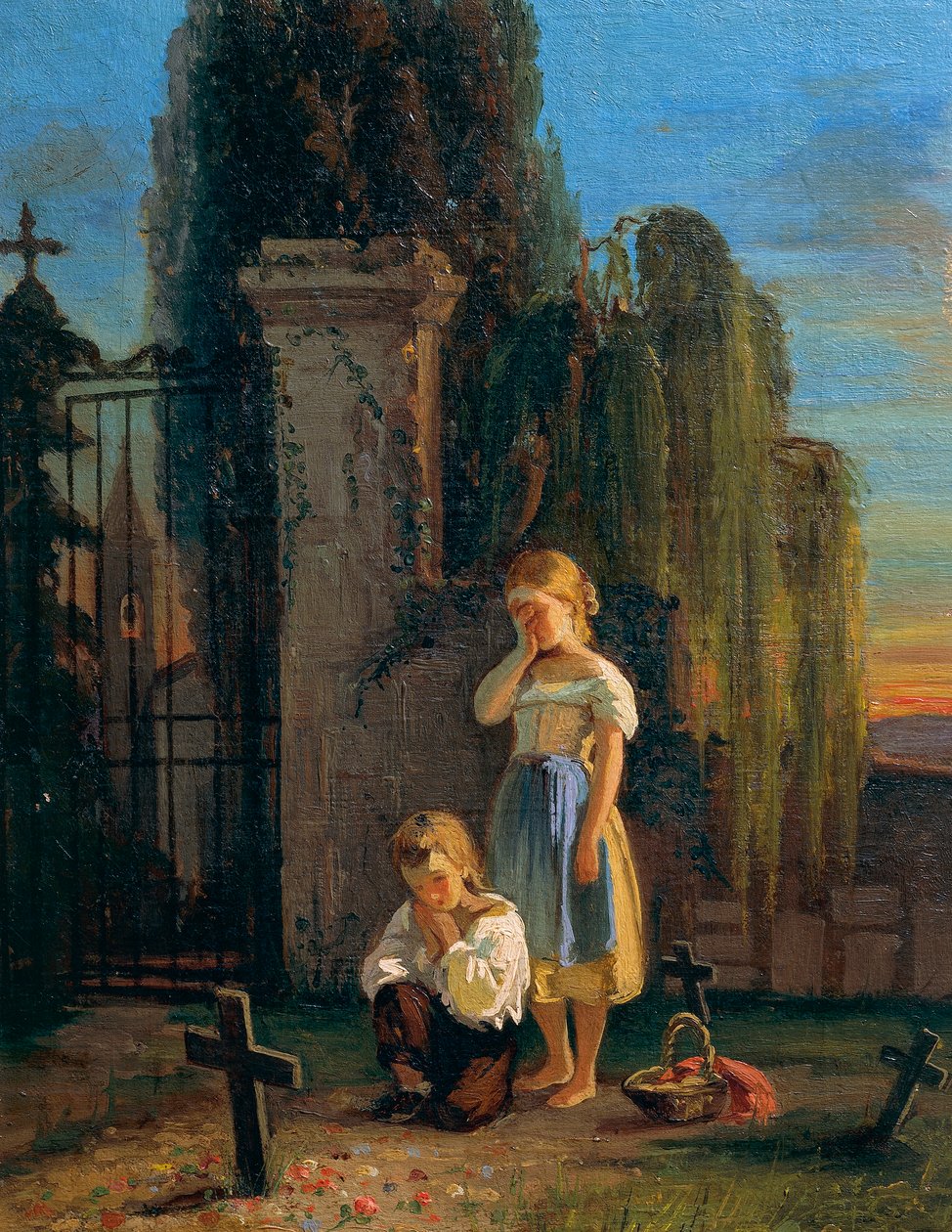 孤儿》，费迪南多-布纳米奇（1820-1892）著 作者 费迪南多·布纳米奇