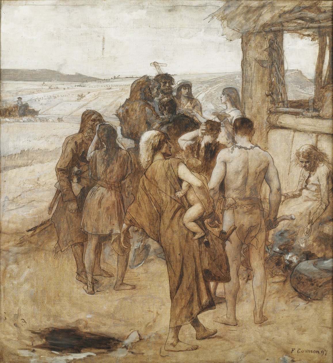 1897年，青铜时代 作者 费尔南德·科尔蒙（Fernand Cormon）