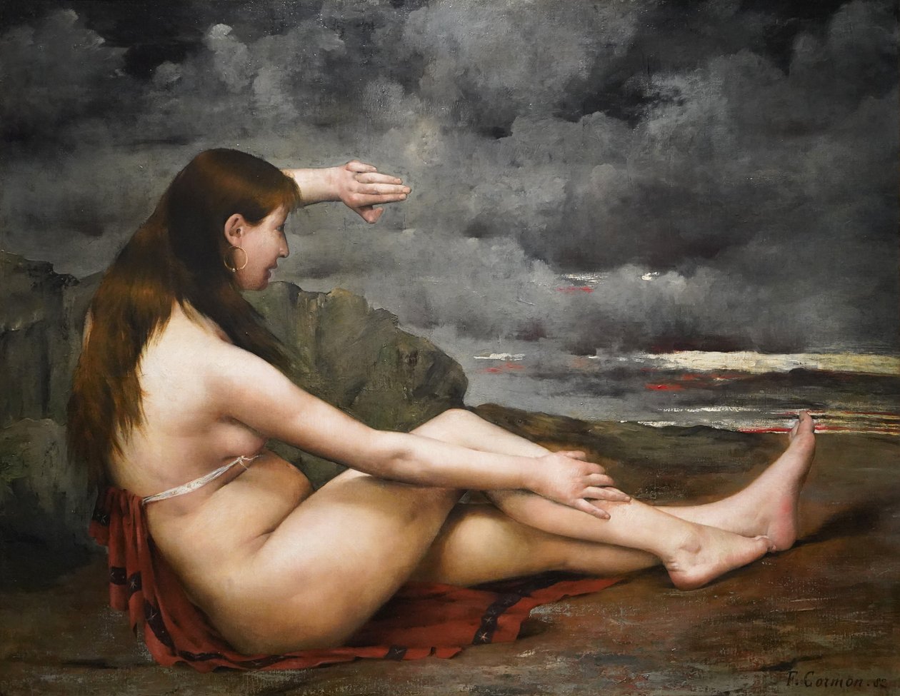 看海的女孩 作者 费尔南德·科尔蒙（Fernand Cormon）
