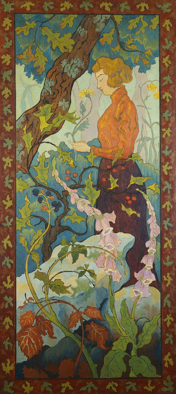 亨利·德·沃尔蒙特（Henri de Woelmont），1884年 作者 费尔南德·科诺普夫