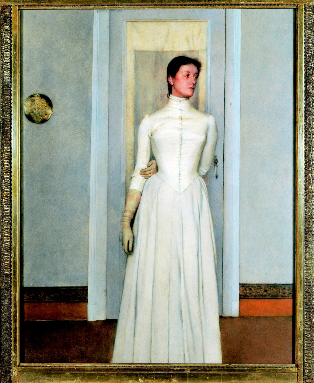 ""Portrait of Marguerite Khnopff"" soeur de l