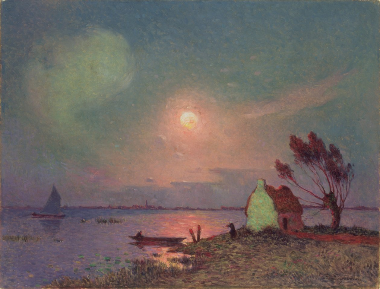 Hazy Sunlight，Brittany，c.1915 作者 费尔南德·洛延·杜普伊戈多
