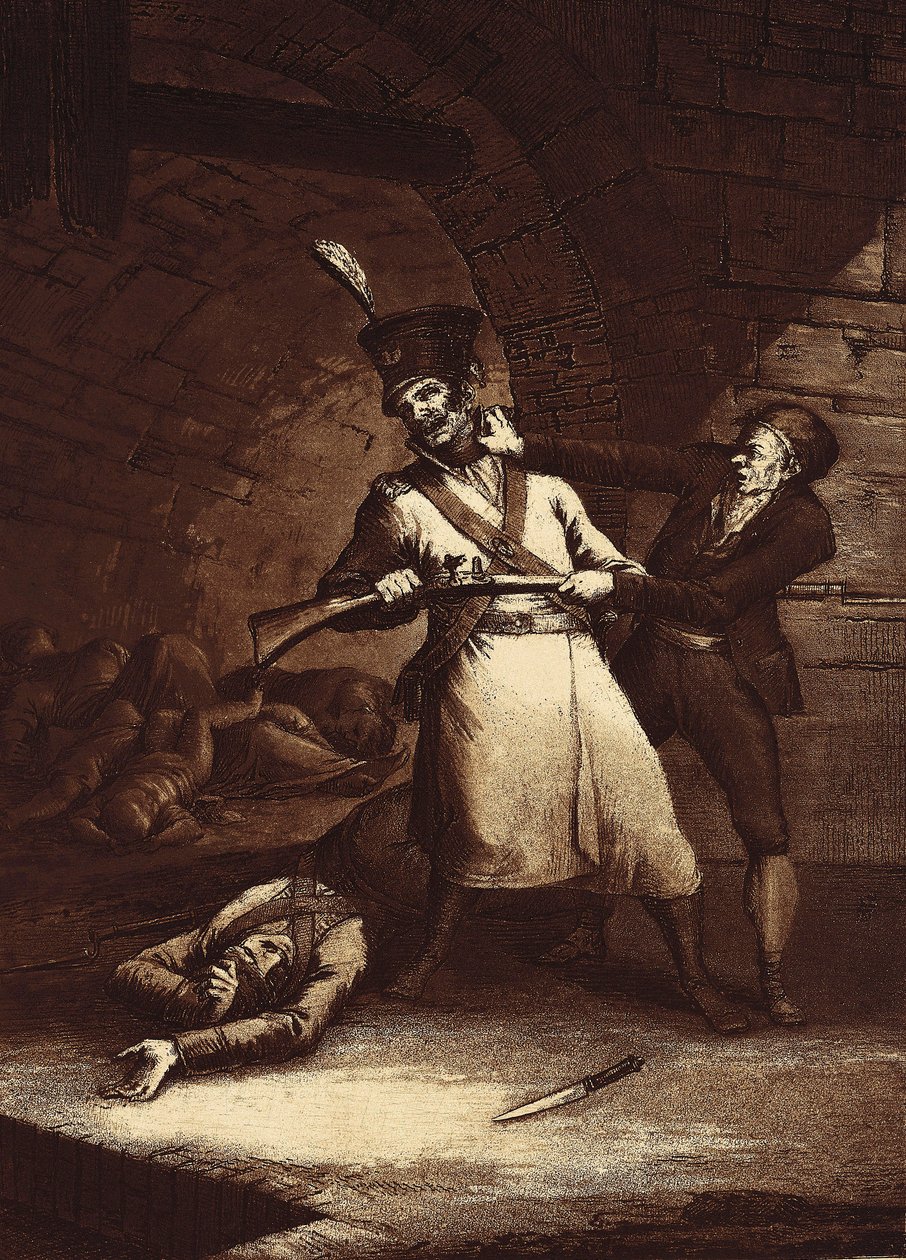 何塞·德拉赫拉起义反对拿破仑军队的一名士兵，c。 1812-13（蚀刻） 作者 费尔南多·布朗比拉
