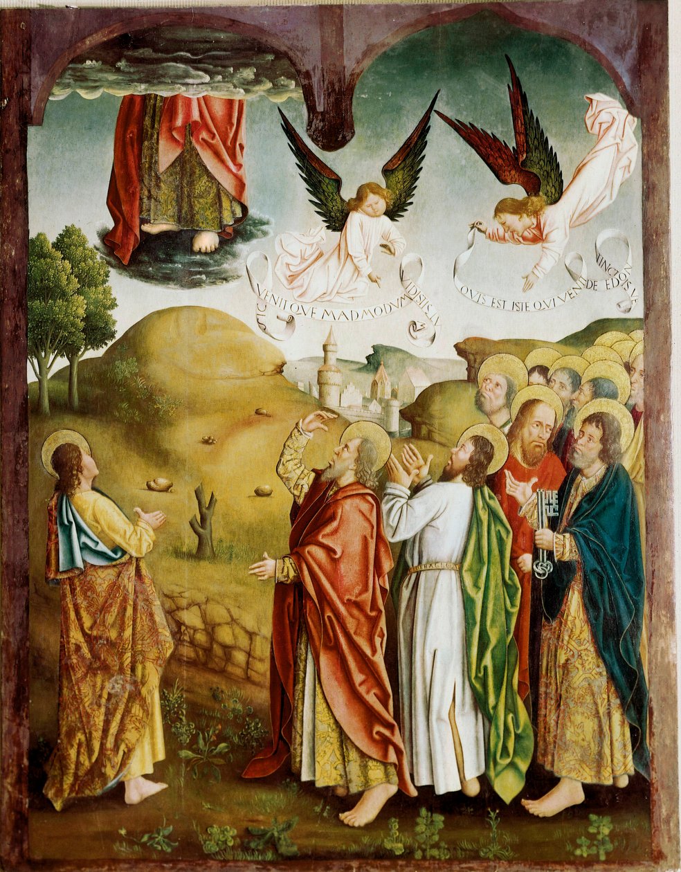 The Ascension, painting by Fernando Gallego 作者 费尔南多·加列戈