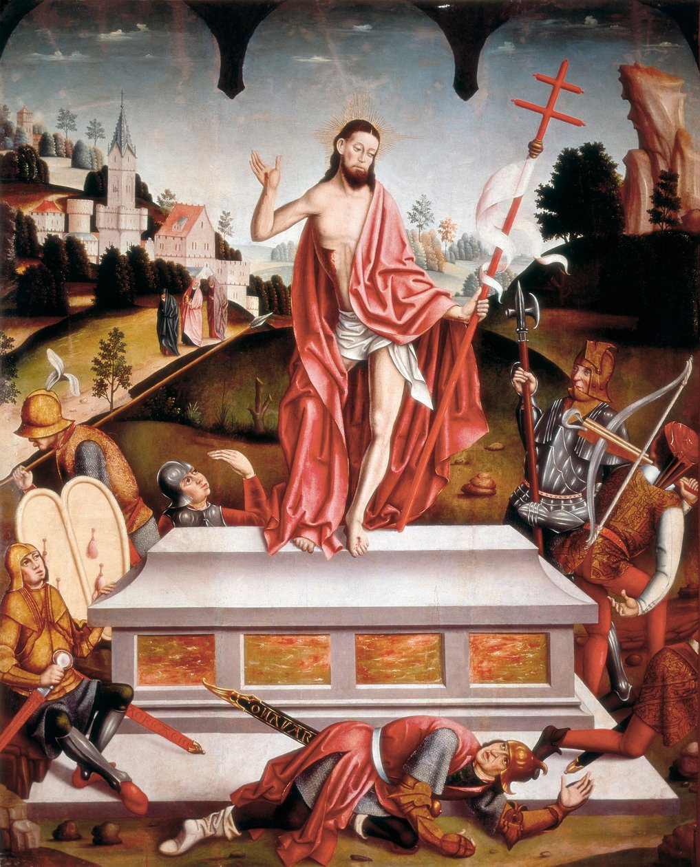 The Resurrection, painting by Fernando Gallego 作者 费尔南多·加列戈