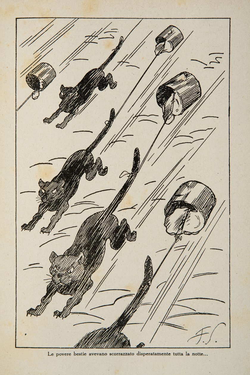 从儿童书的例证，c.1920-30 作者 菲利伯托·斯卡普凯利