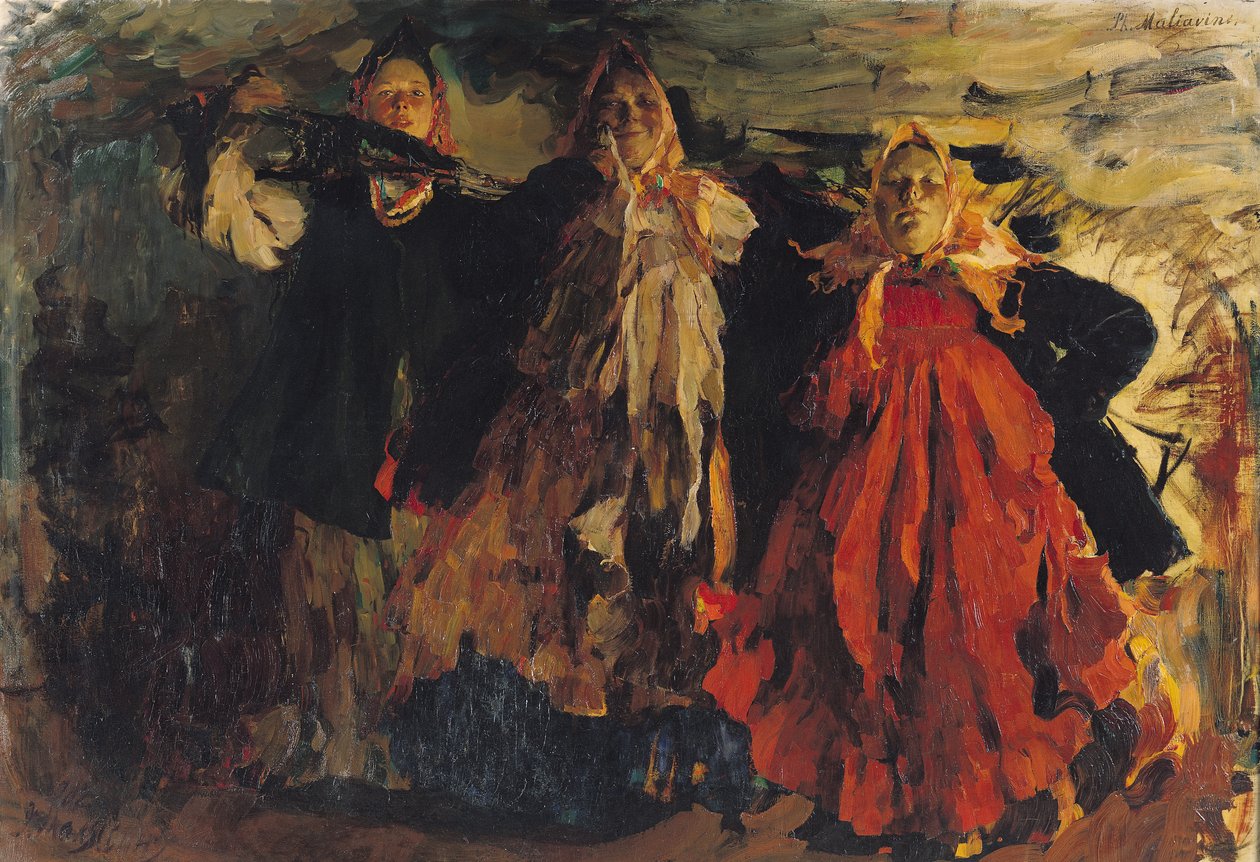 俄罗斯农民，1902年 作者 菲利普（Filipp Andreevic Maljavin）