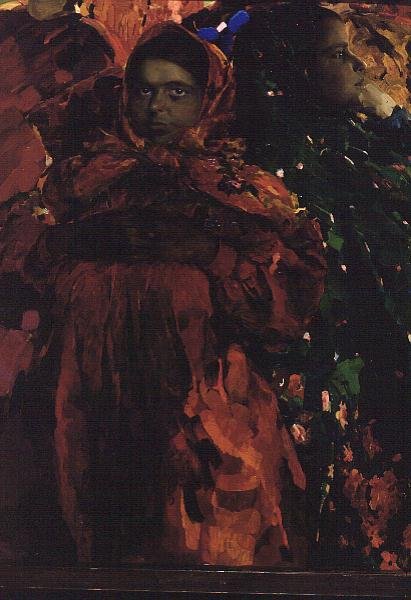 农民妇女（Babas）（布面油画） 作者 菲利普（Filipp Andreevic Maljavin）