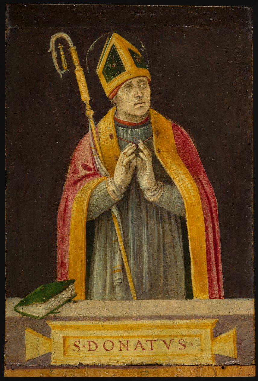 St. Donatus，c.1490（面板上的蛋彩画） 作者 菲律宾人利皮