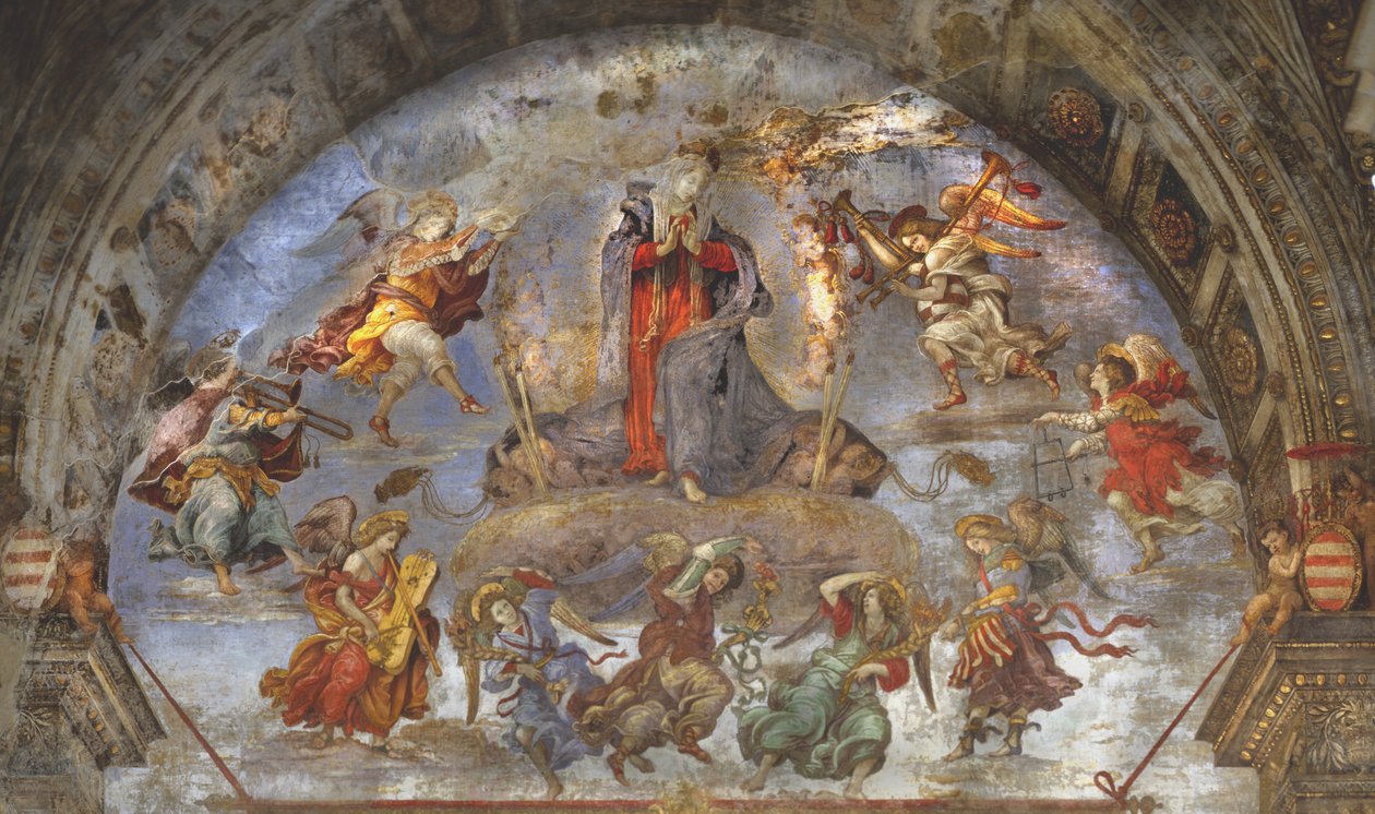 The Assumption，Carafa Chapel，Santa Maria sopra Minerva，罗马，1488-93 作者 菲律宾人利皮