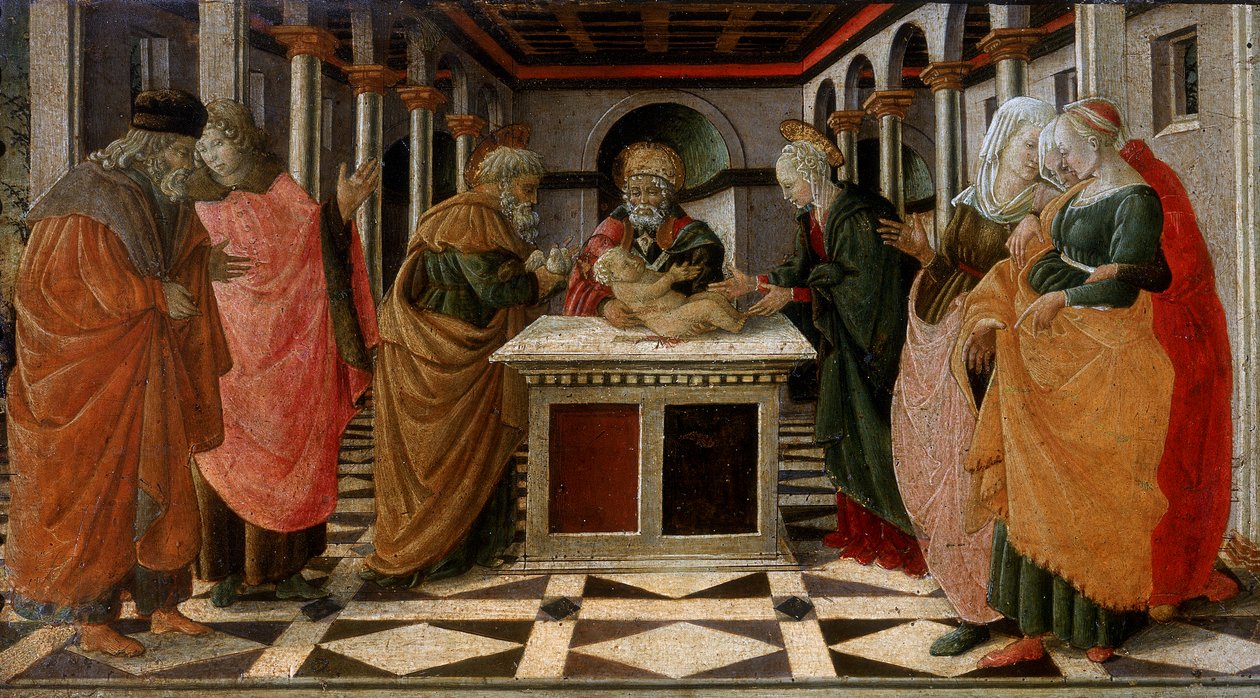 寺庙的介绍，详情，详情，c.1470 作者 G. da和Filippi，C。Carpi
