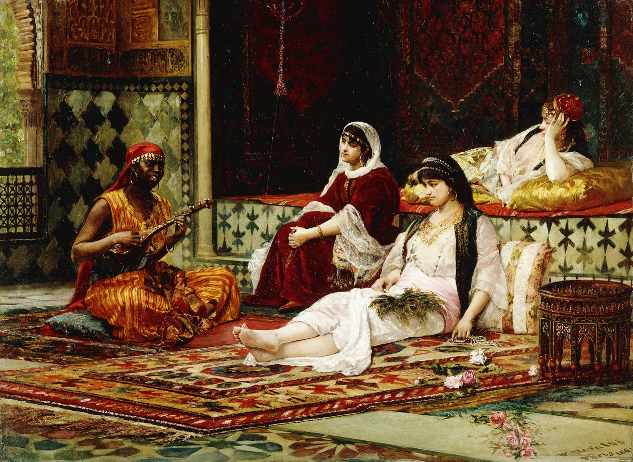 1881年在后宫 作者 菲利波·巴拉蒂（Filippo Baratti）