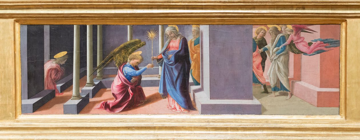 圣母玛利亚逝世的公告 作者 菲利波·利皮（Filippo Lippi）