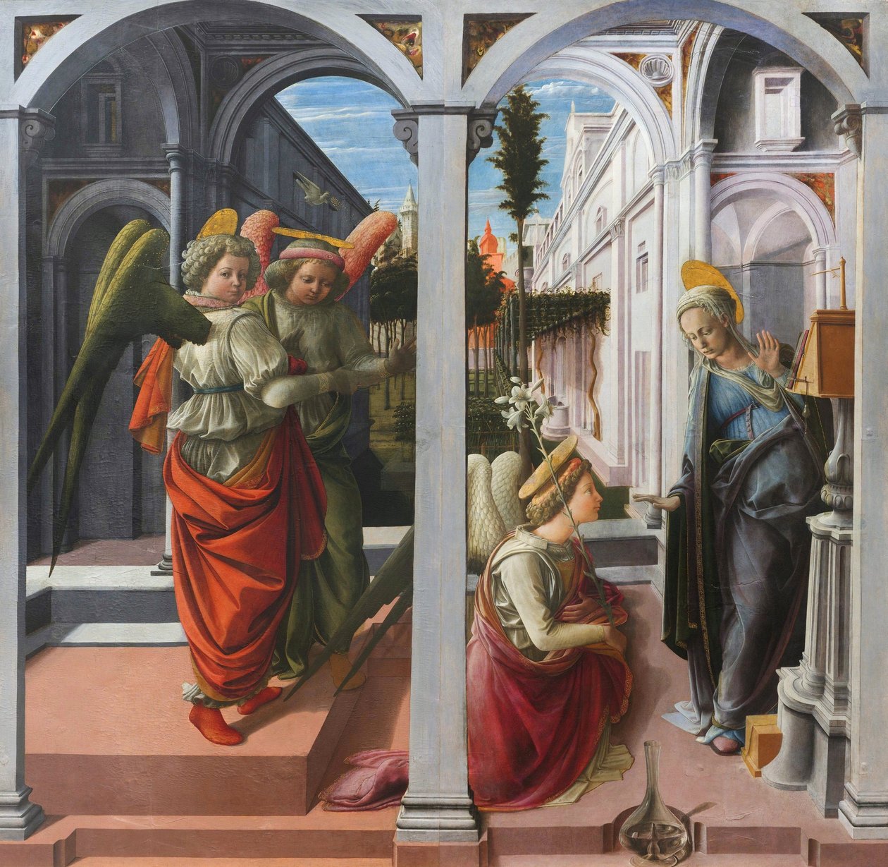 通告马蒂利 作者 菲利波·利皮（Filippo Lippi）
