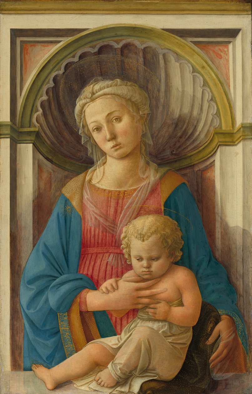 圣母与儿童，约1440年。 作者 菲利波·利皮（Filippo Lippi）