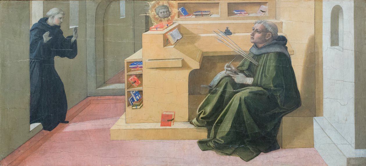 圣奥古斯丁对三位一体的看法 作者 菲利波·利皮（Filippo Lippi）