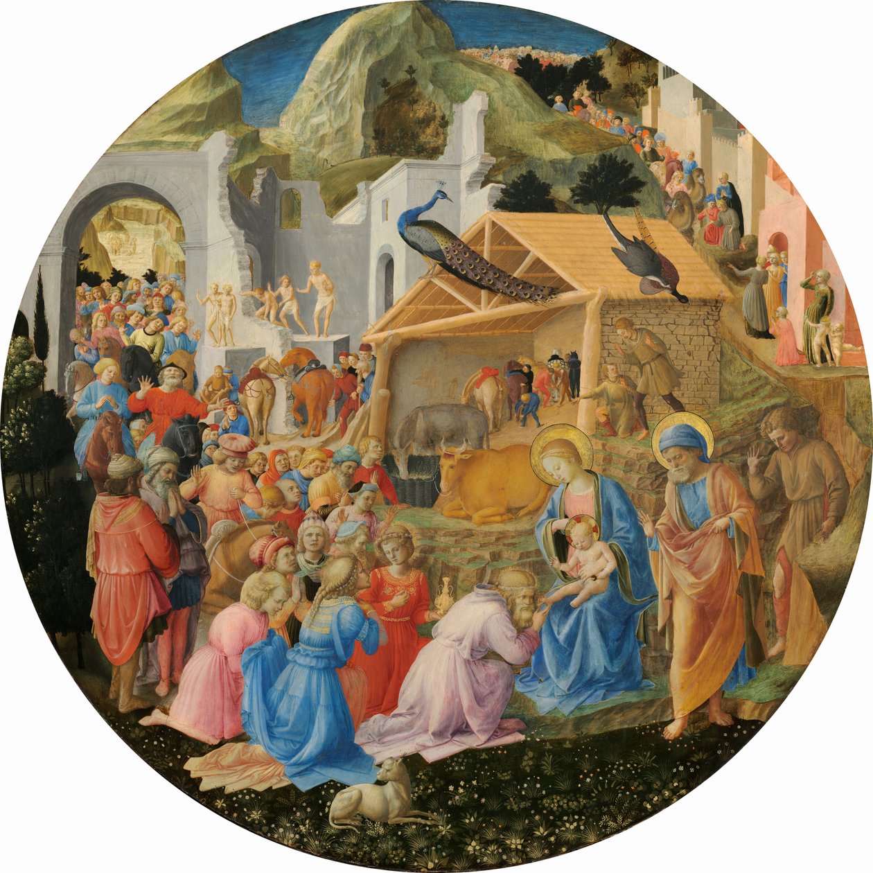 麦琪的崇拜，约14401460 作者 菲利波·利皮（Filippo Lippi）