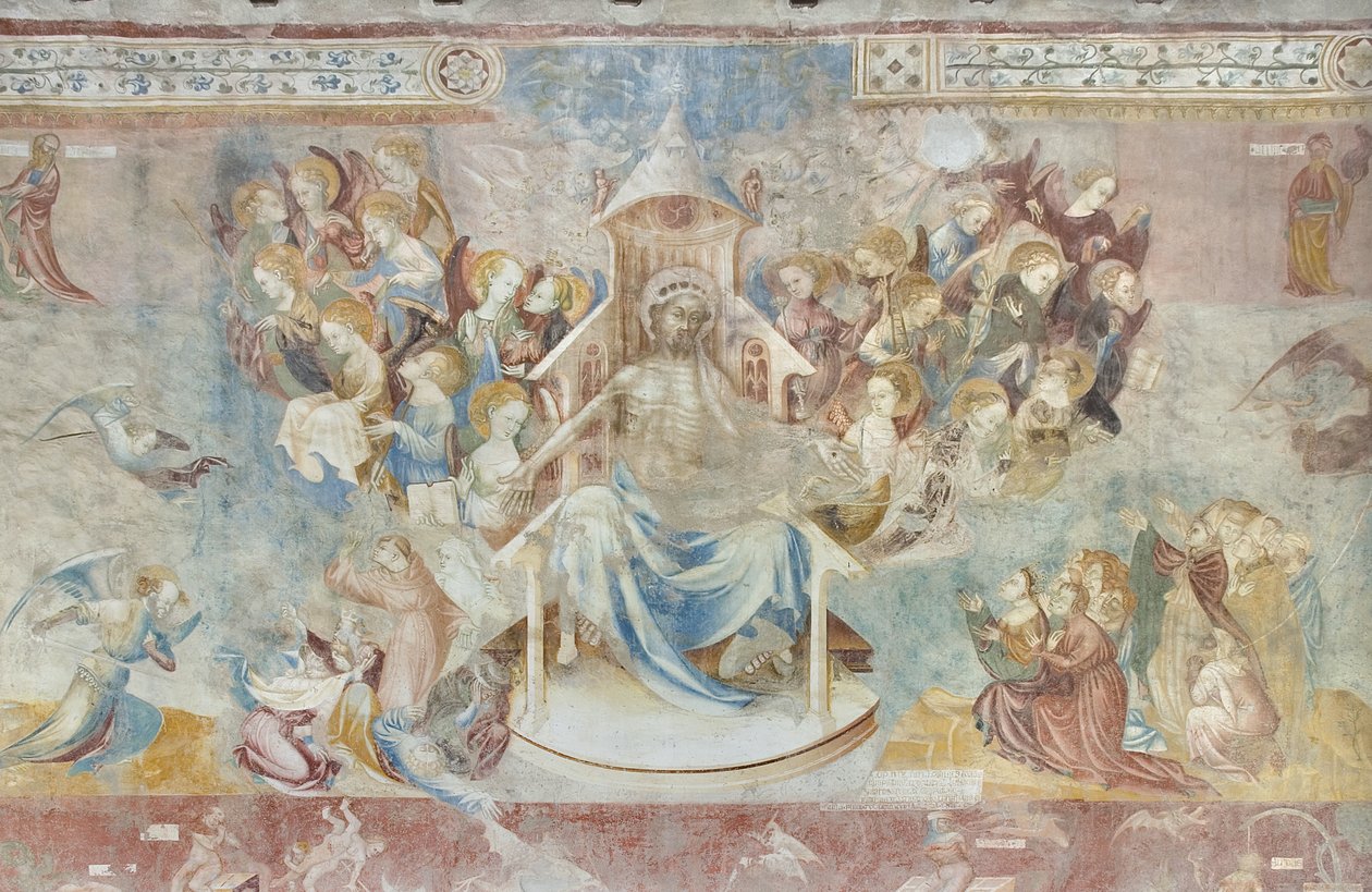 最后的审判，c.1400 作者 Filippolo de和Veris da Milano Veris da Milano