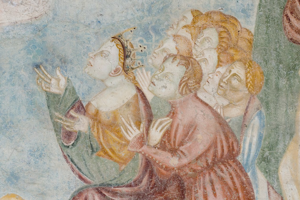 图，最后审判的细节，c.1400（细节3496201） 作者 Filippolo de和Veris da Milano Veris da Milano