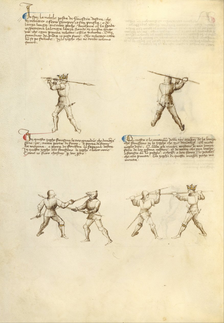 与兰斯作战 作者 Fiore Furlan dei Liberi da Premariacco