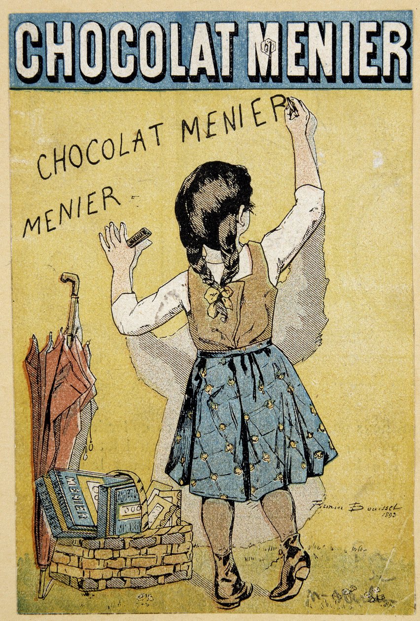 巧克力广告 "Menier"，19世纪末 作者 Firmin Bouisset