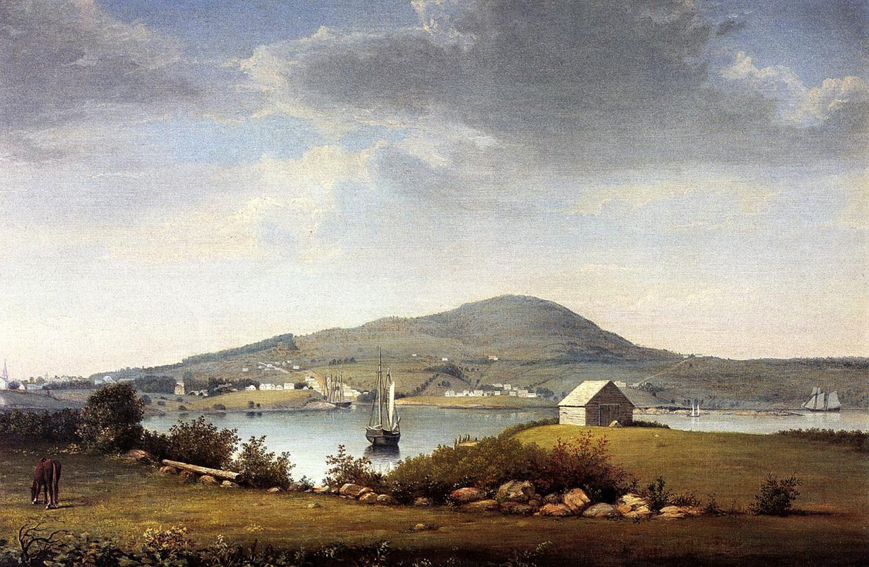 Blue Hill，缅因州，美国，c.1853-57 作者 费兹·亨利·莱恩