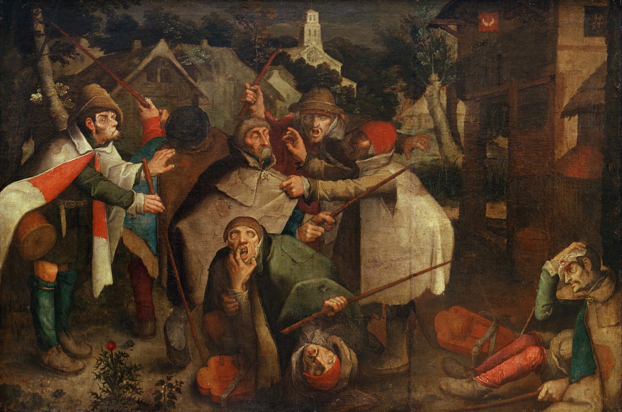 盲人之战，1643年 作者 佛兰芒学校