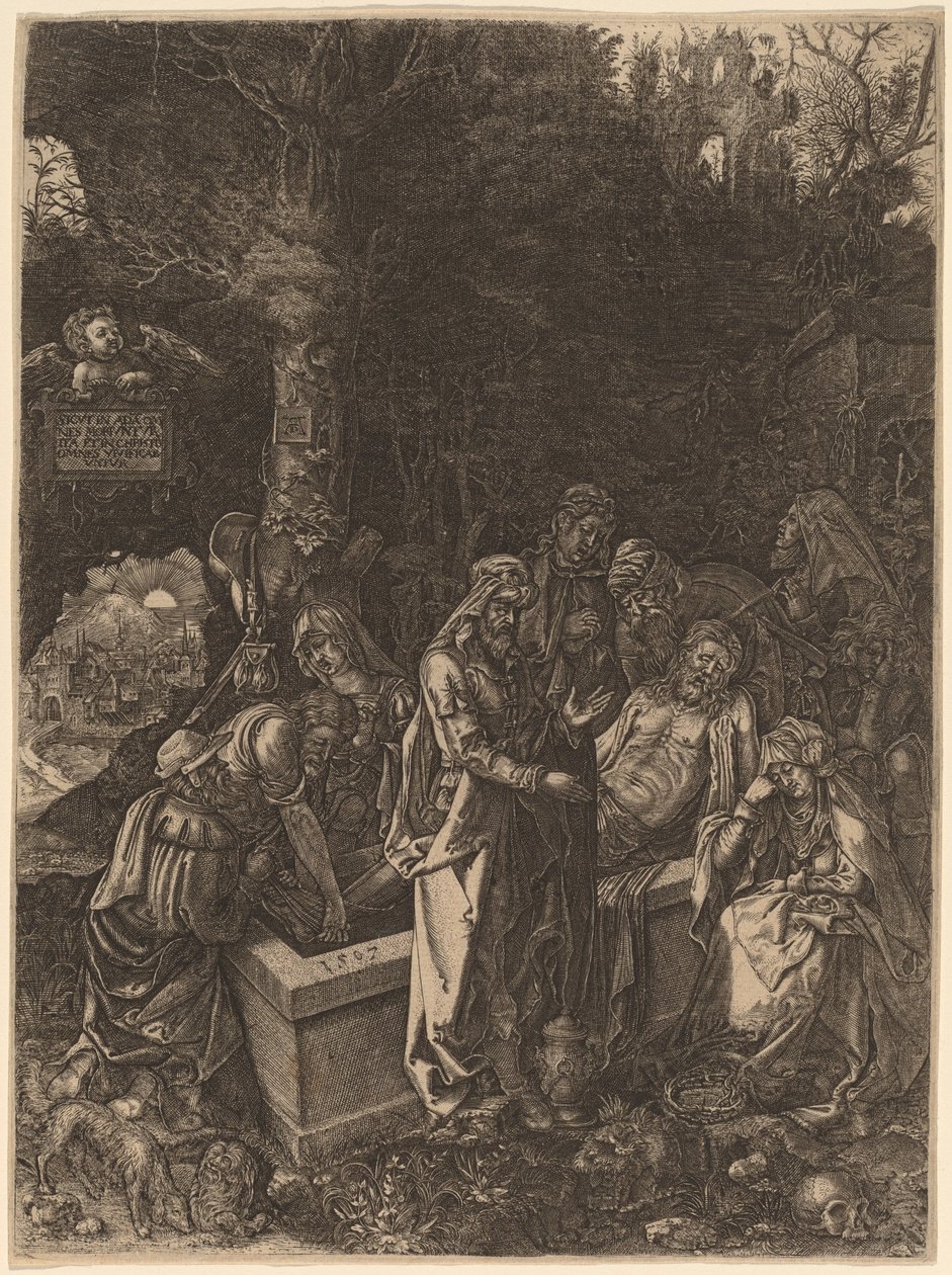 埋葬》（The Entombment 作者 佛兰芒 17 世纪，阿尔布雷希特丢勒风格