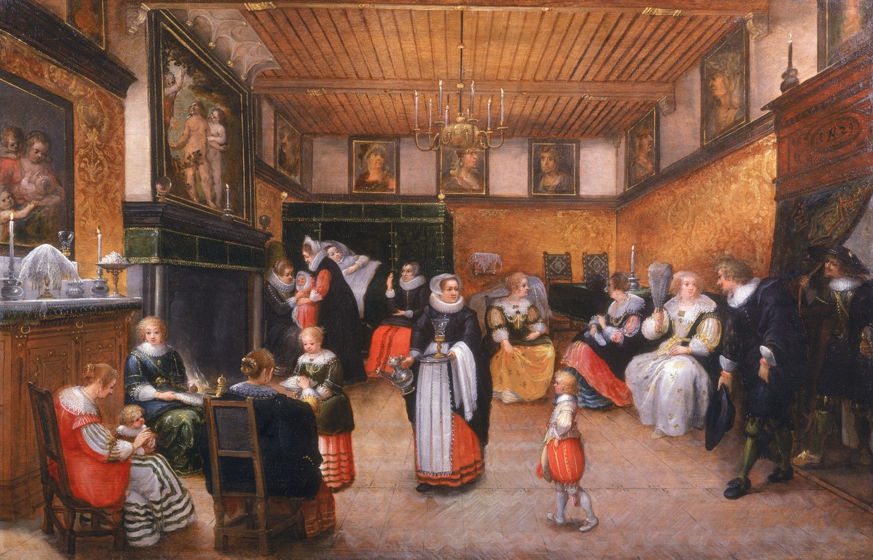 洗礼党，1629年 作者 佛兰芒学校
