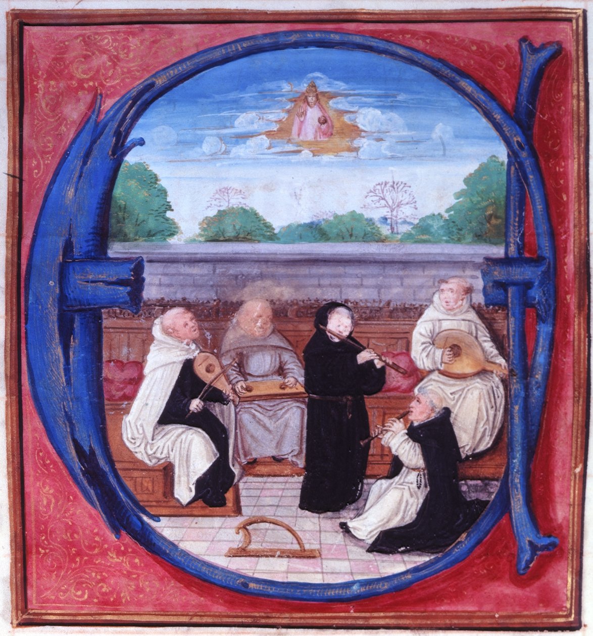 Add.15426 fol.86 《五项命令》音乐会 作者 佛兰芒学校