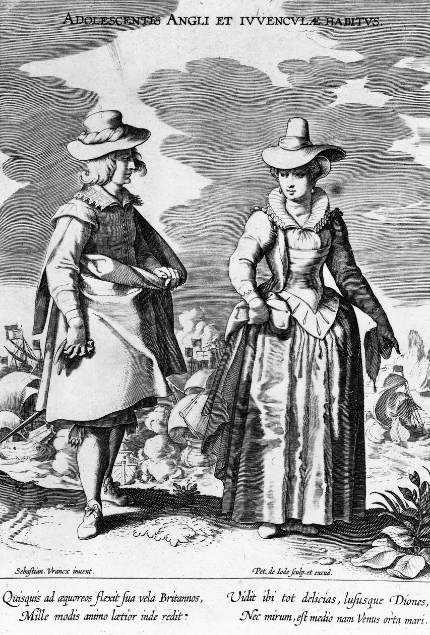 Adoloscentes英格兰，从，1600年至1634年后Sebastiaan Vranck通过Peiter Camocio 1中所做的习惯Vararia国采取的家具 作者 佛兰芒学校