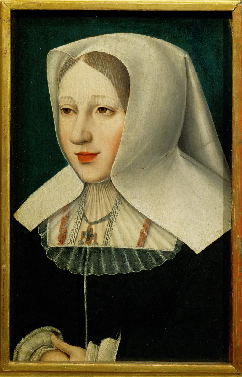 马克西米利安一世皇帝的女儿玛格丽特大公夫人（木板绘画） 作者 佛兰芒学校