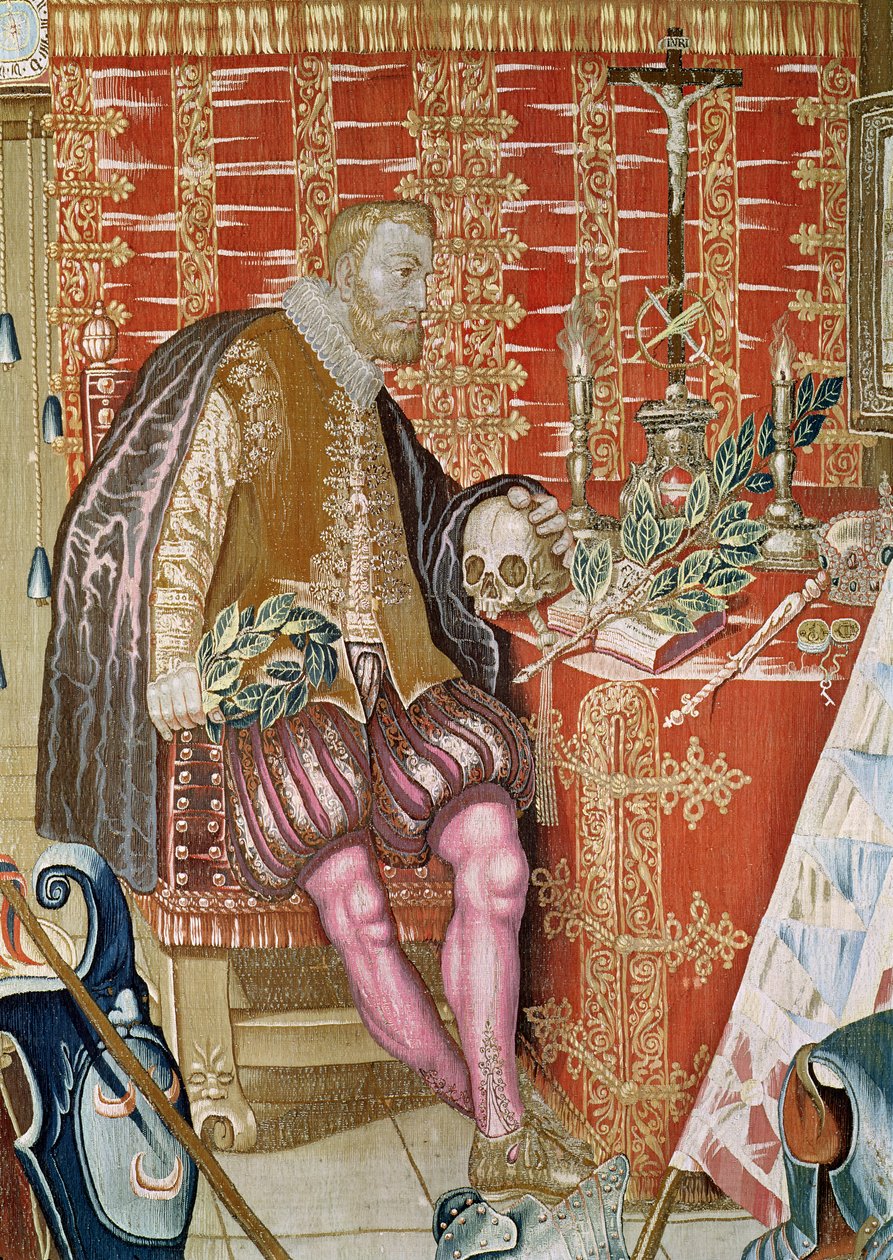 来自The Charlesstry of Charles Quint的Charles V（1500-58），c.1630-40（详情） 作者 佛兰芒学校