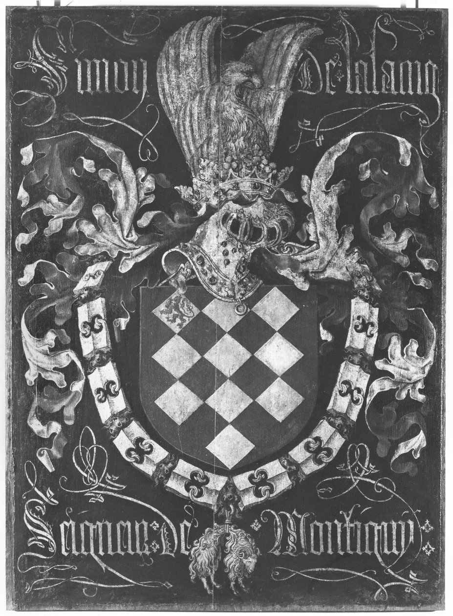 Simon de Lalaing的徽章（1405-76）Montigny的Seigneur，1431年里尔金羊毛勋章第1章 作者 佛兰芒学校
