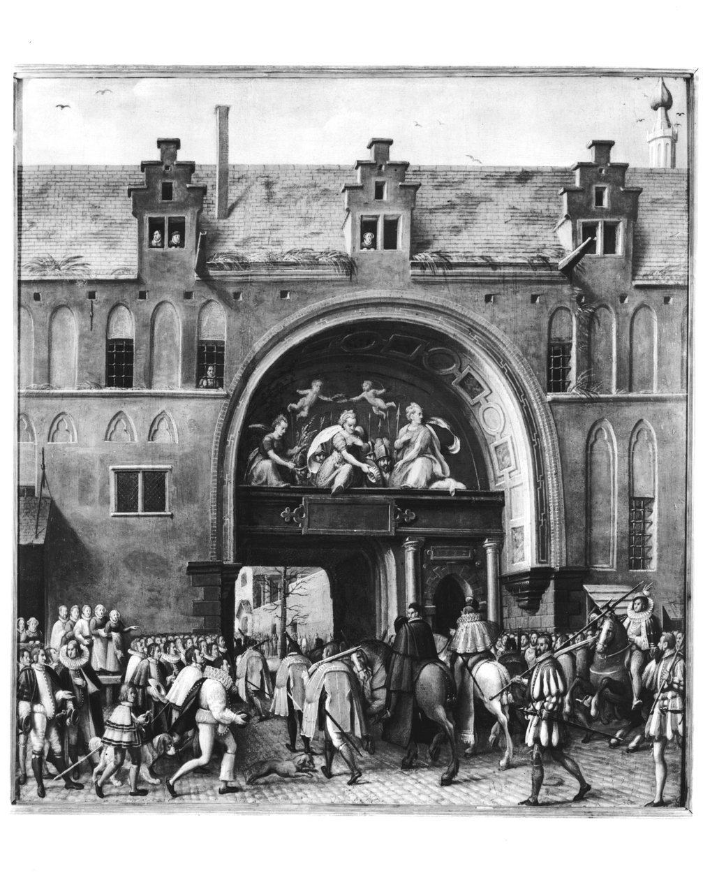 1582年2月19日，法国的Hercule Francois，Alencon公爵（1554-84）进入安特卫普 作者 佛兰芒学校