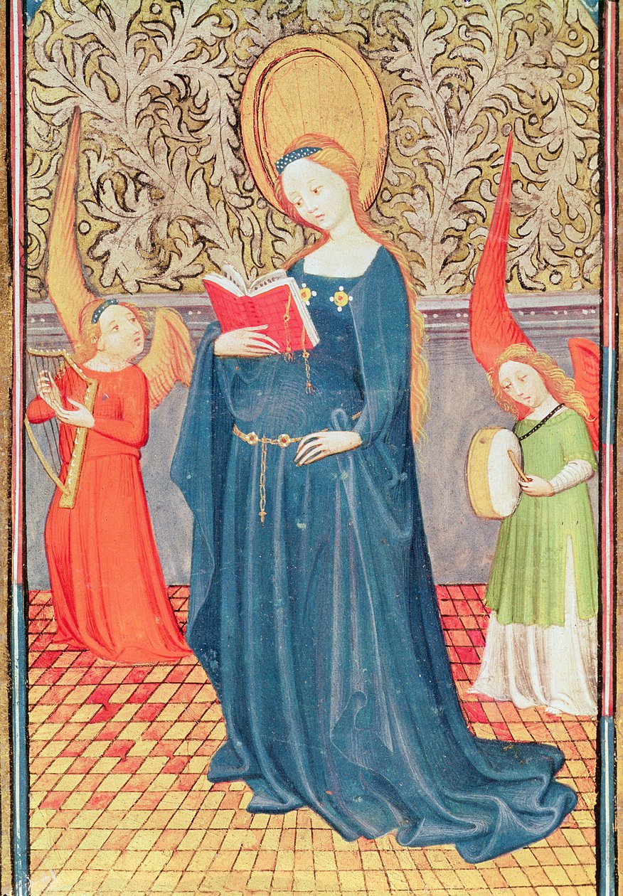 Fol.144v St. Cecilia，来自Don Duarte的小时书 作者 佛兰芒学校