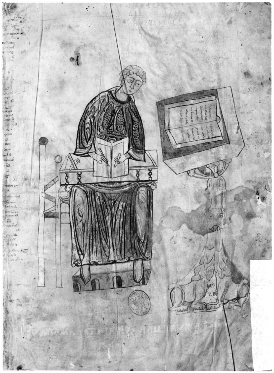 528女士，抄写员Lectionary 作者 佛兰芒学校