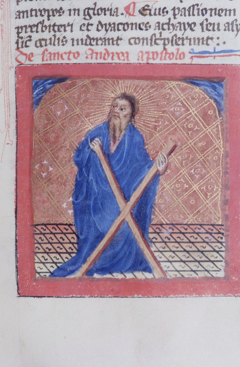 来自布鲁日Legenda Aurea的Gen 1111 Page女士，电话：c.1400-10 作者 佛兰芒学校