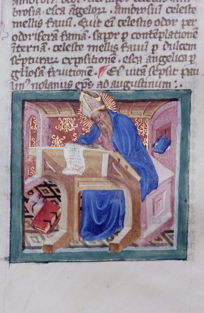 来自布鲁日Legenda Aurea的Gen 1111 Page女士，电话：c.1400-10 作者 佛兰芒学校