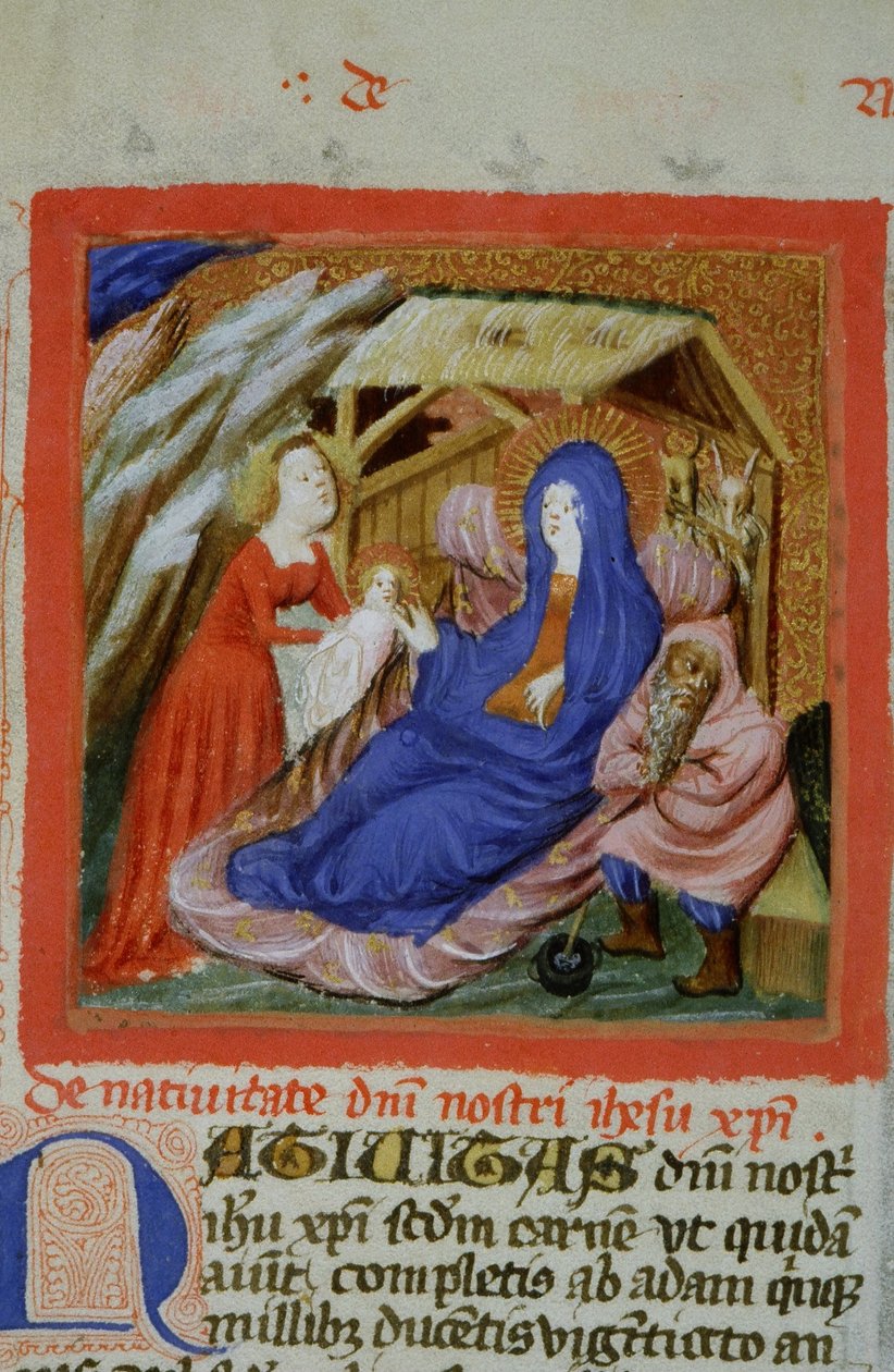 来自布鲁日Legenda Aurea的Gen 1111 Page女士，电话：c.1400-10 作者 佛兰芒学校