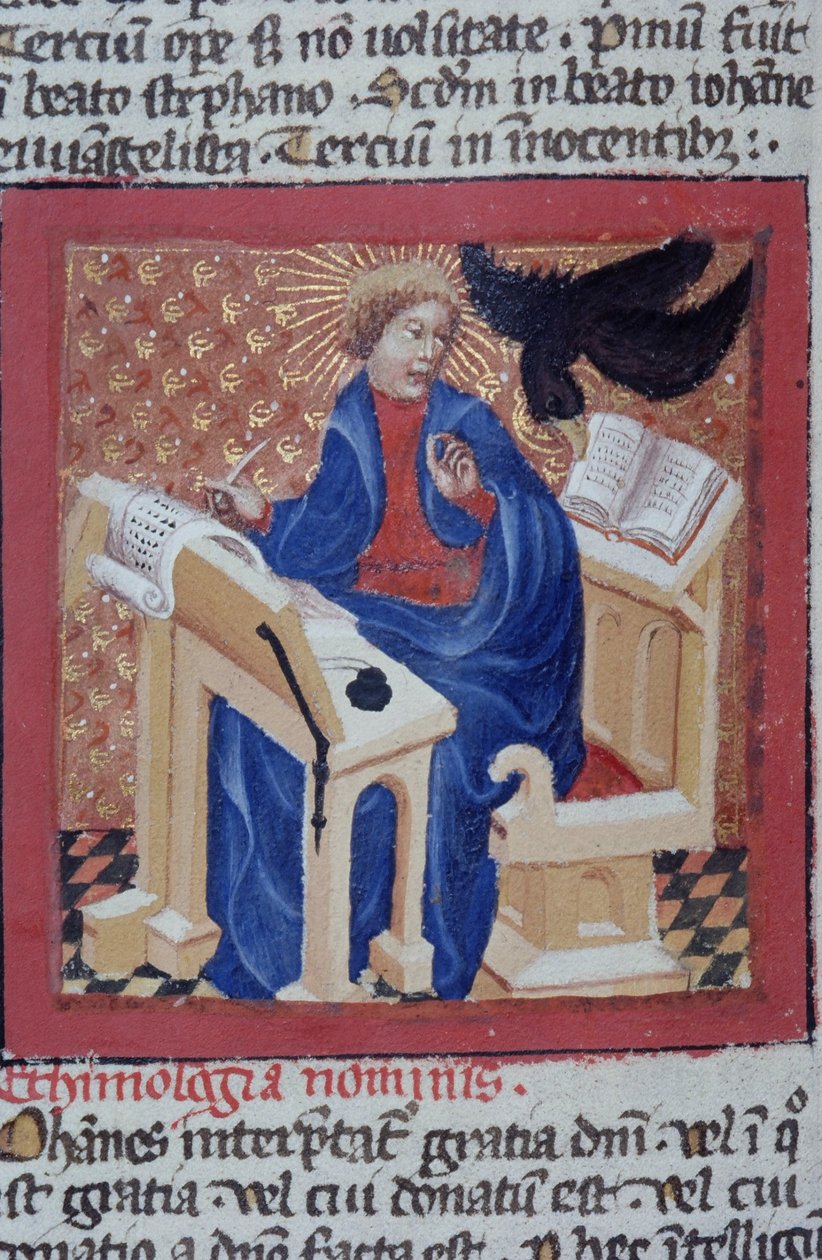 来自布鲁日Legenda Aurea的Gen 1111 Page女士，电话：c.1400-10 作者 佛兰芒学校