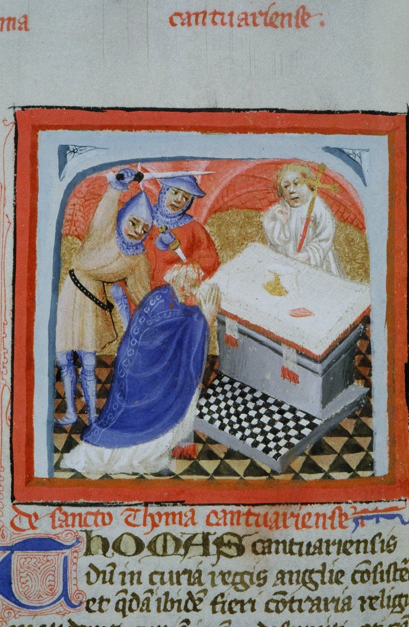 来自布鲁日Legenda Aurea的Gen 1111 Page女士，电话：c.1400-10 作者 佛兰芒学校