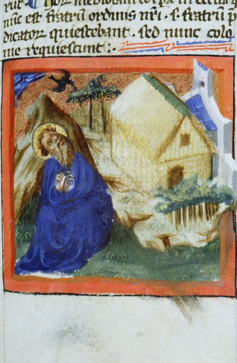 来自布鲁日Legenda Aurea的Gen 1111 Page女士，电话：c.1400-10 作者 佛兰芒学校
