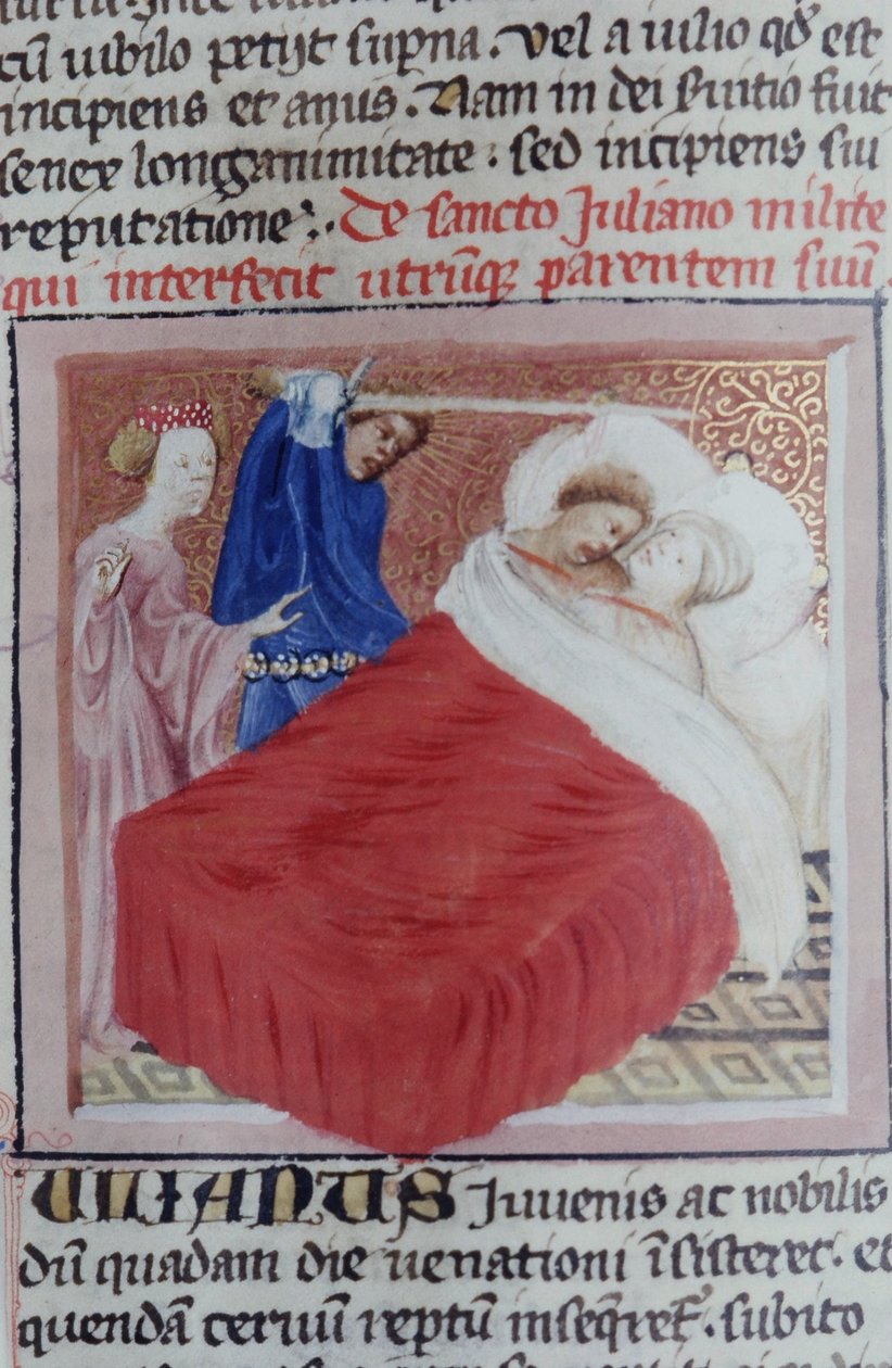 来自布鲁日Legenda Aurea的Gen 1111 Page女士，电话：c.1400-10 作者 佛兰芒学校