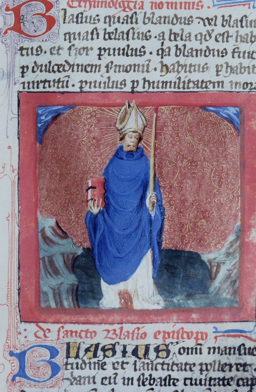 来自布鲁日Legenda Aurea的Gen 1111 Page女士，电话：c.1400-10 作者 佛兰芒学校