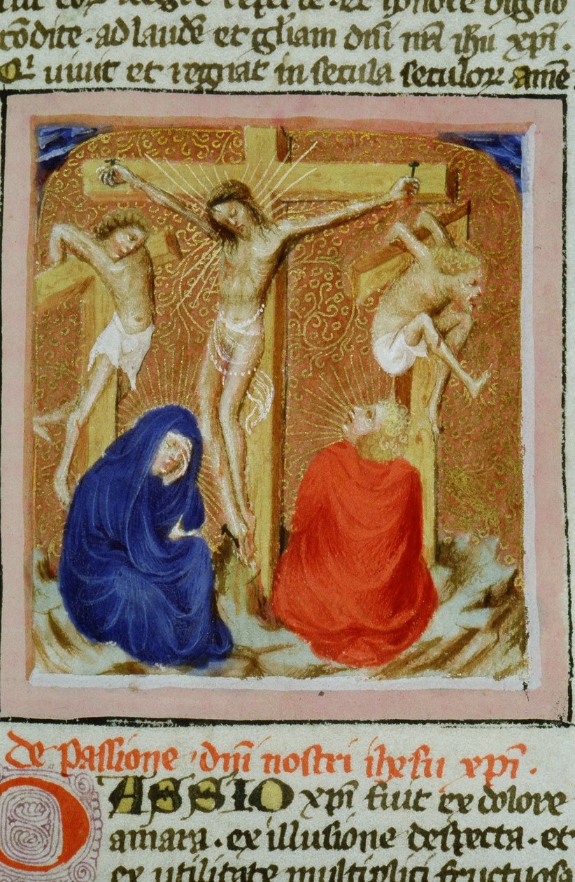 来自布鲁日Legenda Aurea的Gen 1111 Page女士，电话：c.1400-10 作者 佛兰芒学校