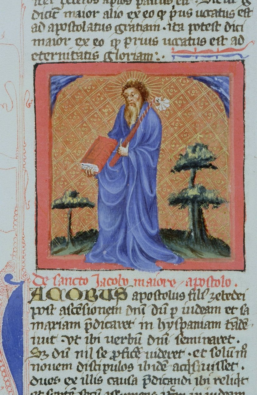 来自布鲁日Legenda Aurea的Gen 1111 Page女士，电话：c.1400-10 作者 佛兰芒学校