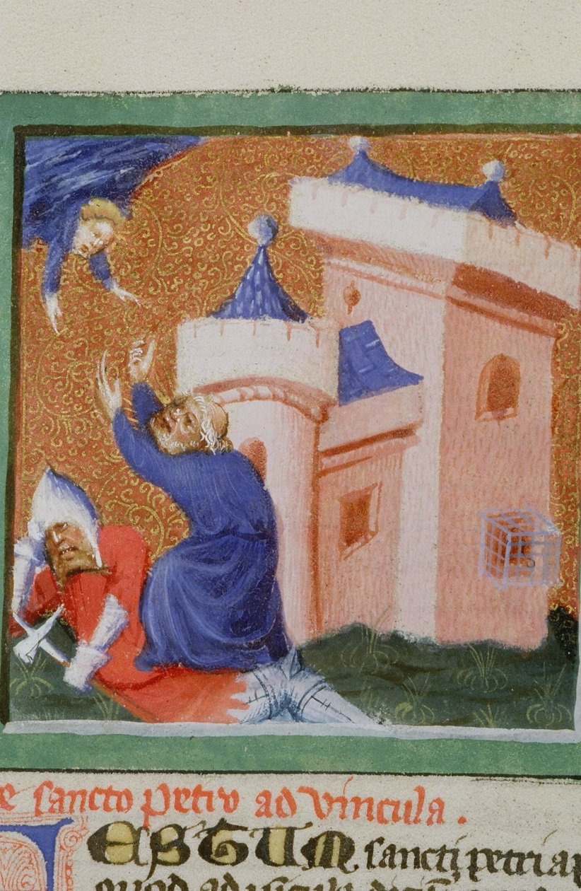 来自布鲁日Legenda Aurea的Gen 1111 Page女士，电话：c.1400-10 作者 佛兰芒学校