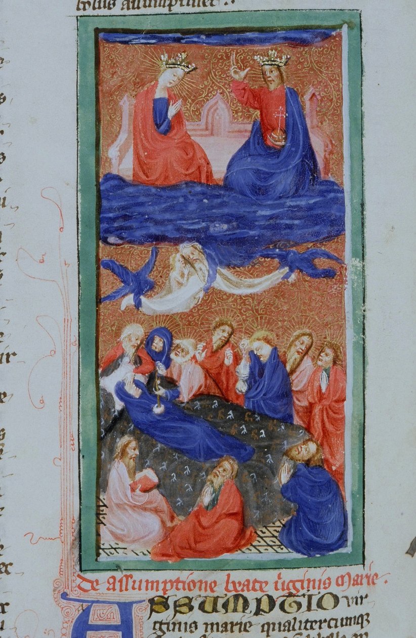 来自布鲁日Legenda Aurea的Gen 1111 Page女士，电话：c.1400-10 作者 佛兰芒学校